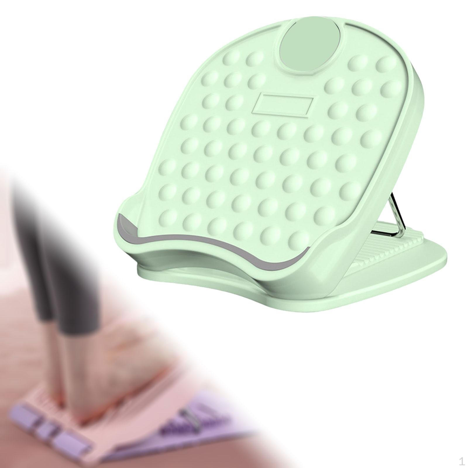 Регулируемая наклонная доска-растяжитель для икроножных мышц и подколенных сухожилий зелёный