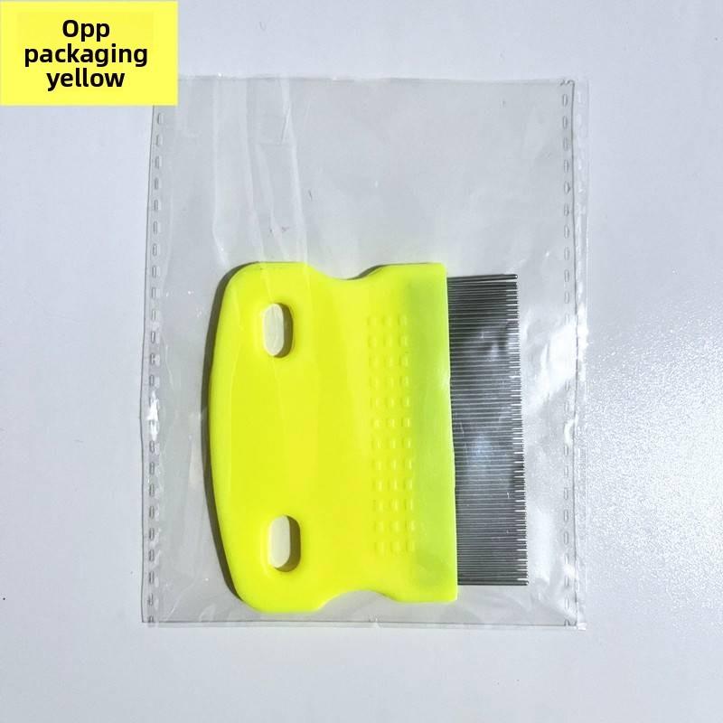 Pet Flea Comb Stainless Steel Tooth Pet Grooming Tool For Dogs And Cats