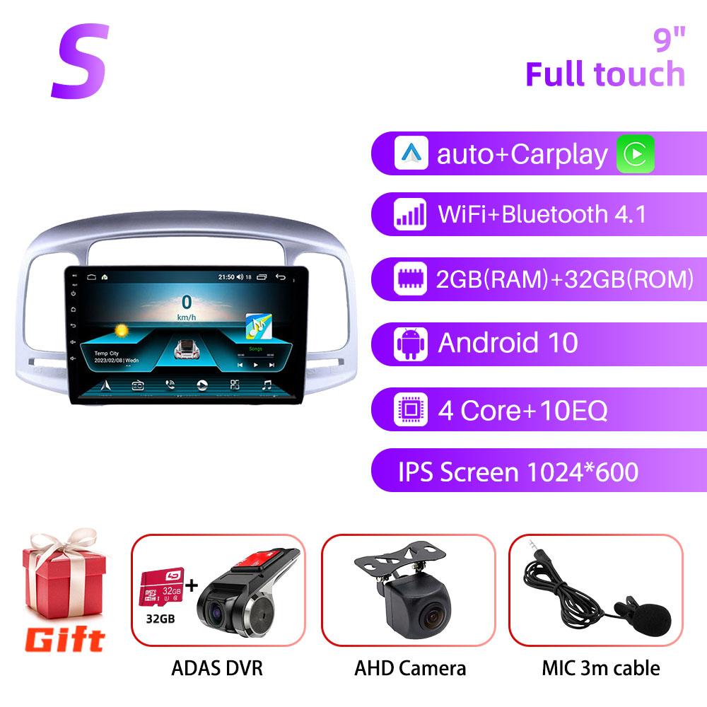 2 Din Car Multimedia Player for Hyundai Accent 2006-2011 Screen Android Radio Stereo GPS Navigation Head Unit Autoradio Carplay
