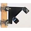 Anti Rusts Aluminum Flag Brackets Outdoor Wall Mount Regulable Clamps Safe Rails Fence Installation