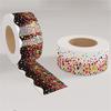 65.6feet Scalloped Rolled Border Trim with Colorful Dot Pattern for School, Classroom & Office Whiteboard Decoration