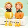 Decorative Vegetable Statues Funny Garden Decor Figurines Fruit Doll Statues  Countertop Display