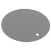 Round Shape Silicone Pad Kitchen AntiScald Insulation Dish Placemat for Kitchen Home(Dark Gray )