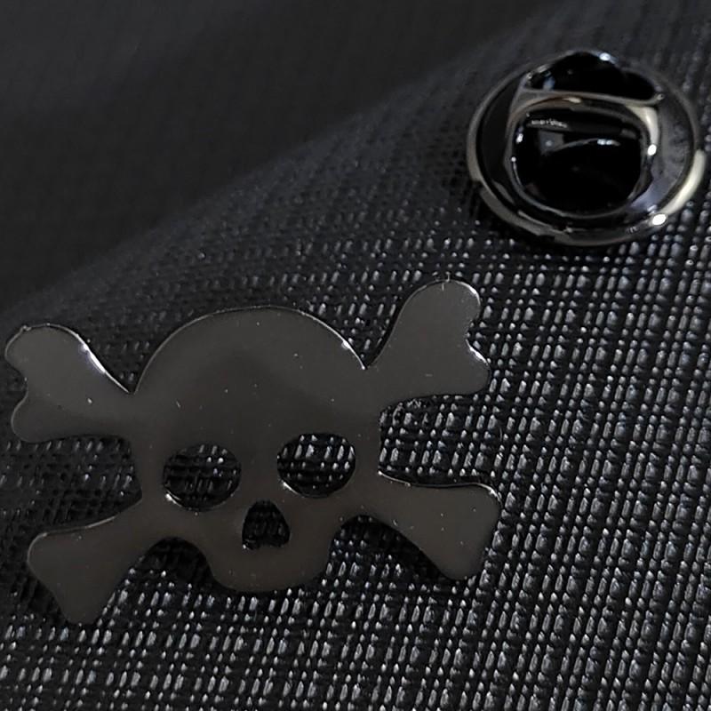European American Caribbean Pirate Skull Brooch Cufflinks Personalized Fun Non Fading Men s Clothing Accessories 14k