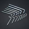 10/20pcs Square Bend Hook L Cup Hanger Screw-in 7-shape 20-40mm Wall Mount Picture Photo Frame Lamp Light Eyescrew Zinc-Plated