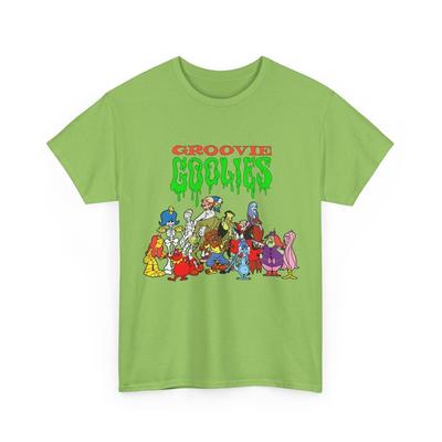 Groovie Goolies T-Shirt - 70s Filmation Cartoon - Drac, Frankie, Wolfie