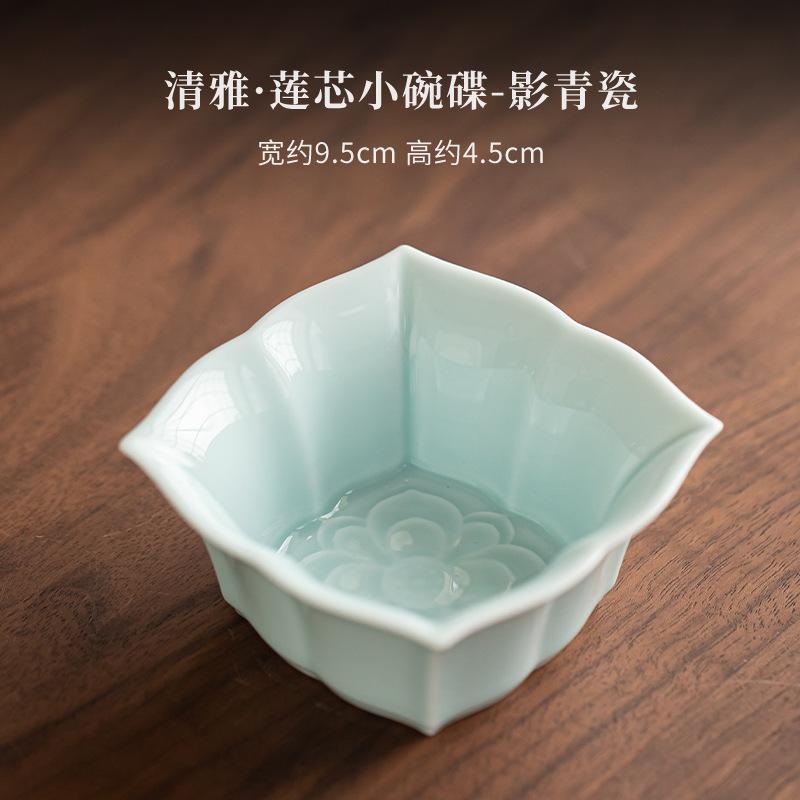 Elegante Lotus-Kern-Quadrat-Obstschalen Japanische Süßspeisenplatte Obstschalen Kuchen-Display-Ständer Serviertablett Cafés Dekoration Handwerk