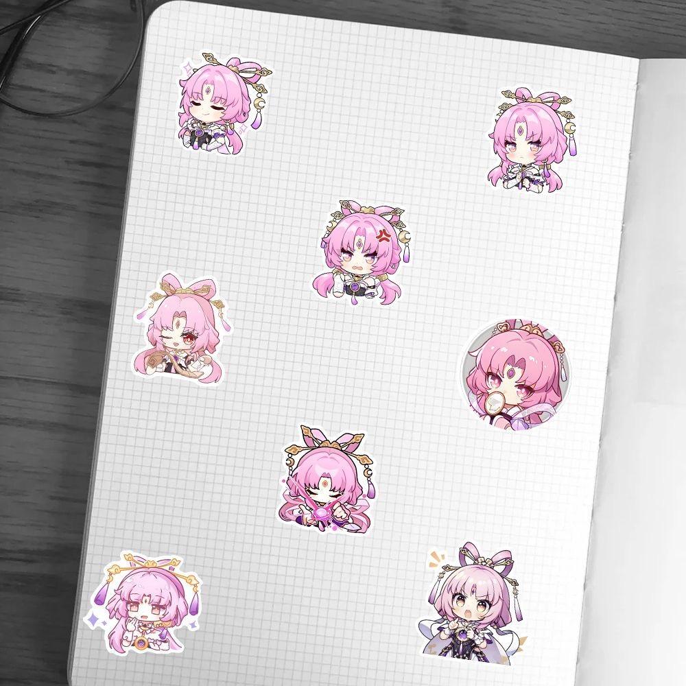 Sunsyea Honkai: Star Rail Merch Fans Collection Role Stickers Fu Xuan 46 Pieces