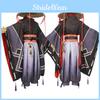 Original Genshin Impact Black Main Cosplay Costume Set Polyester Fabric Game Theme Characters)