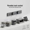 Adjustable Power Strip with One-Key Shut-Off for Kitchen, Living Room, Bedroom