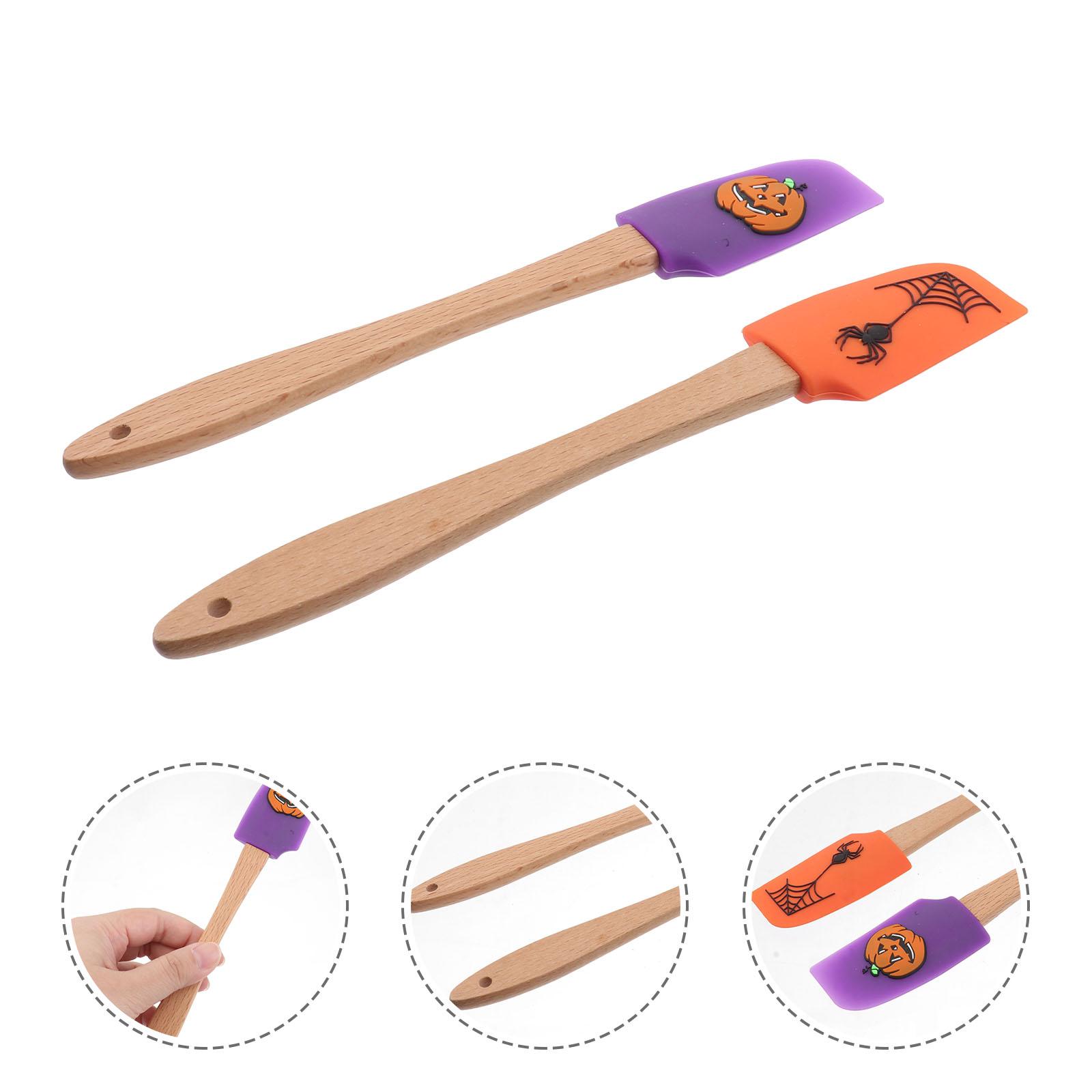 

4 шт. Хэллоуинская лопатка Мини-скребок для глазури Гаджет для выпечки Кухонная утварь Детская для украшений