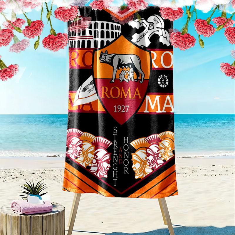 The Wolves Logo Print Beach Towel, Large Soft Quick Dry Towel for Beach Camping Swimming