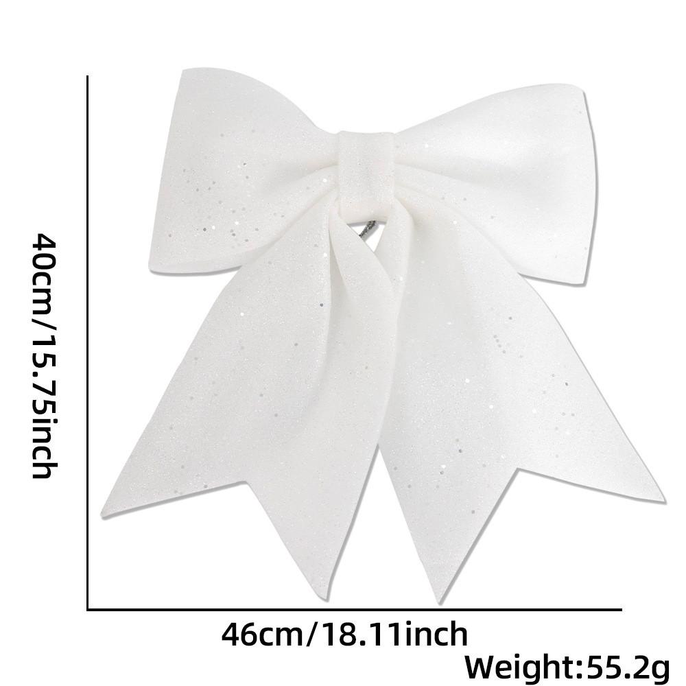 Pearl Stylish Cotton Glitter Bow Ornaments Ideal For Holiday Decor And Diy Projects Craft