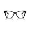 Versace Pattern decoration acetate frame square optical frame women's black 4915538 VE3341UGB1-Black 52