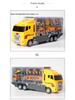 12-Piece Engineering Transport Vehicle Set with Opening Doors and Inertia Action - Children's Toy