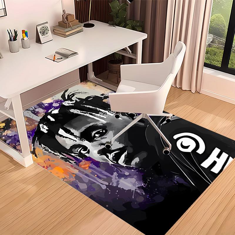 Juice WRLD1 Printed Absorbent Washable Carpet, Non-Slip Bathroom Mats, Kitchen Rugs, Yoga Mat,Living Room Entrance, Camping Picnic Rugs