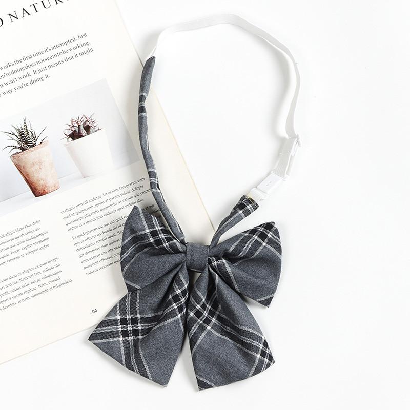 Childrens Lattice Pattern Necktie With Striped Polyester For Casual School Wear