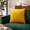 High-density Velvet Pillow Cover Solid Color Cover, Soft Plush Throw Case, 17.7x17.7 Inch Pillowcase Smooth Cushion for Sofa, Bed, Office, Cozy