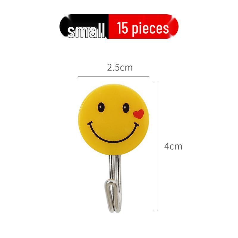 

Самоклеящийся настенный крючок «Смайлик» без сверления для ванной и кухни