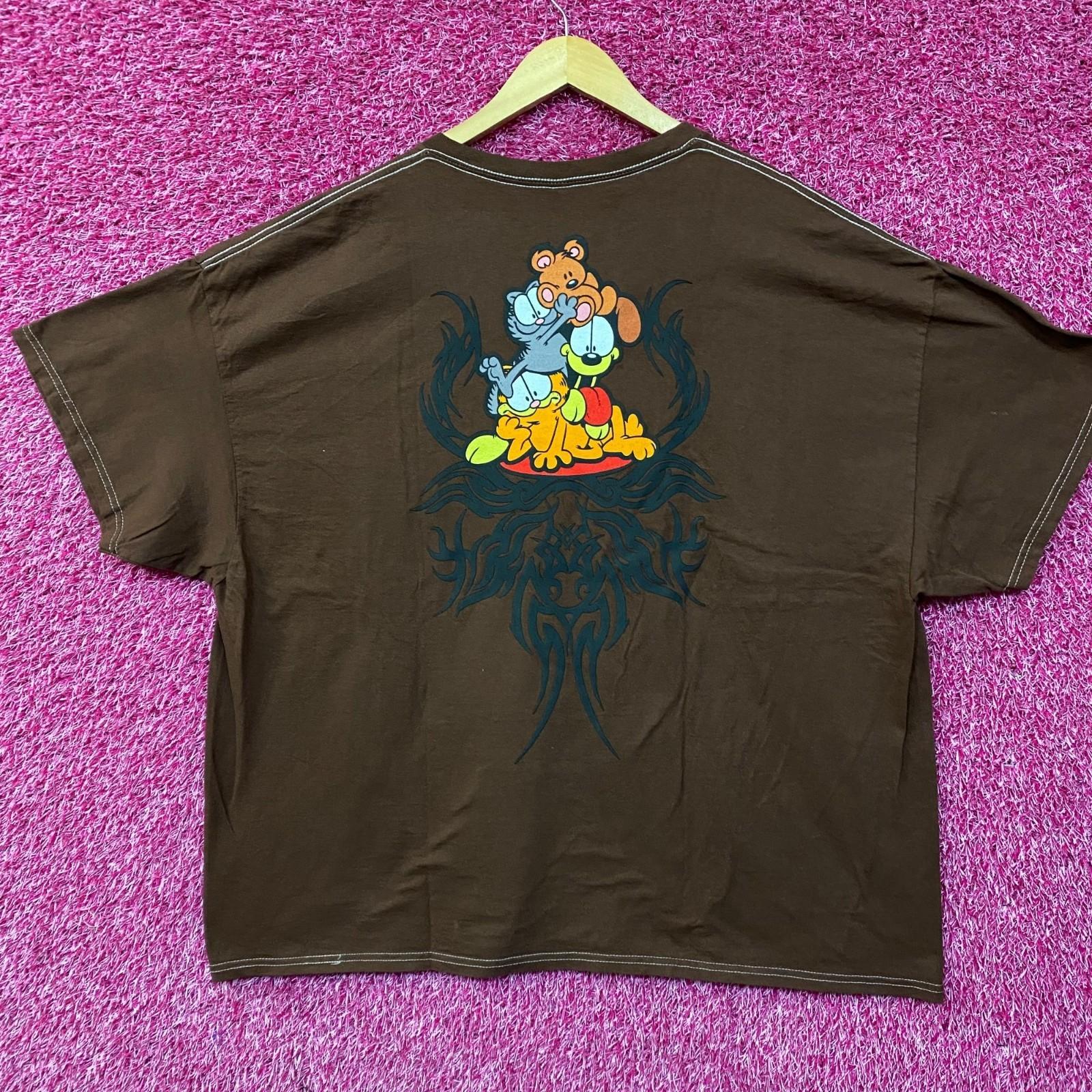 Nickelodeon Garfield Teddy Bear Tattoo T-Shirt L
