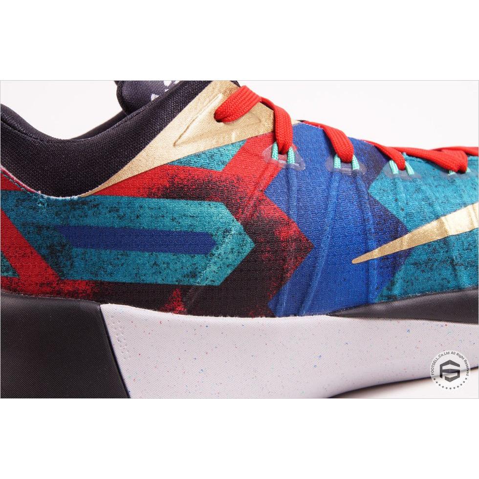 Nike Hyperdunk 2015 Low Limited 'Beijing' (Unisex) Black / Metallic Gold-University Red-White Basketball Shoes 803174 076
