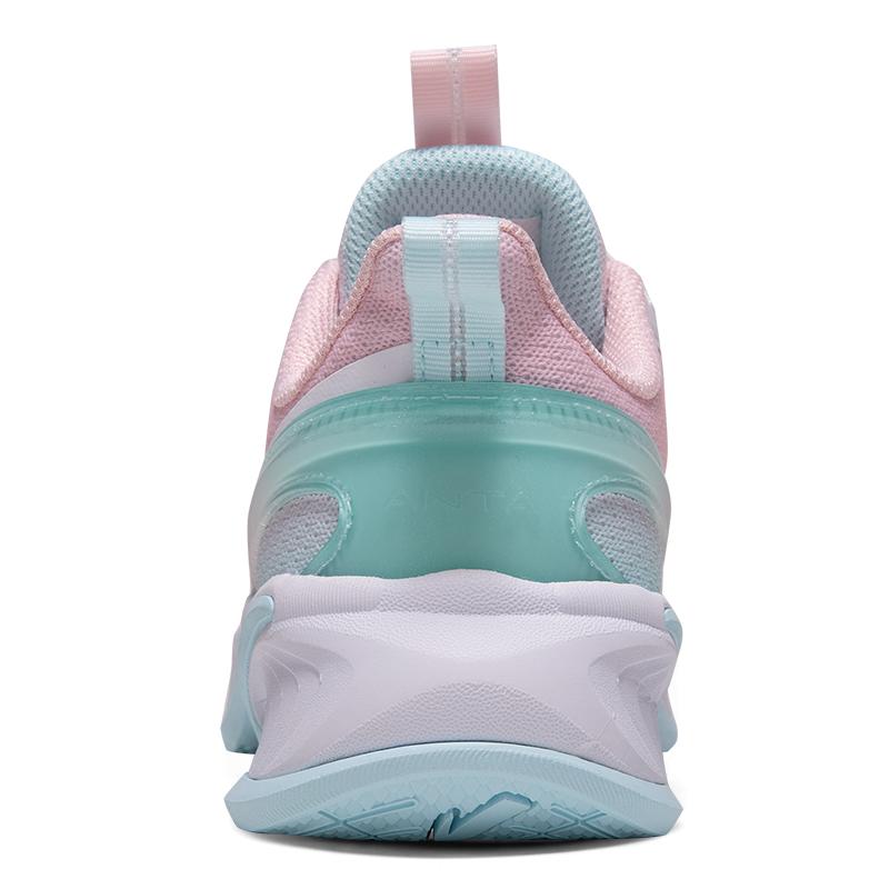Anta Kids Red Flame Comfortable Versatile Non-Slip Wear-Resistant Low-Top Running Shoes Kids sneaker White Pink 322315511-2