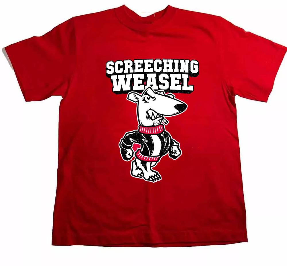 

Screeching Weasel LIVE IN CONCERT UNISEX RED Full Size S-5XL SS90 Unisex T-Shirt XXL