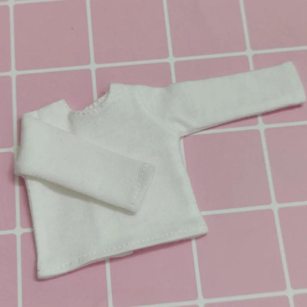 1 SZTUKA T-shirt dla lalki 1/6 dla blyth Codzienne ubrania koszulki barbi dla Licca, Azone, kurhn Akcesoria do koszulek dla lalek