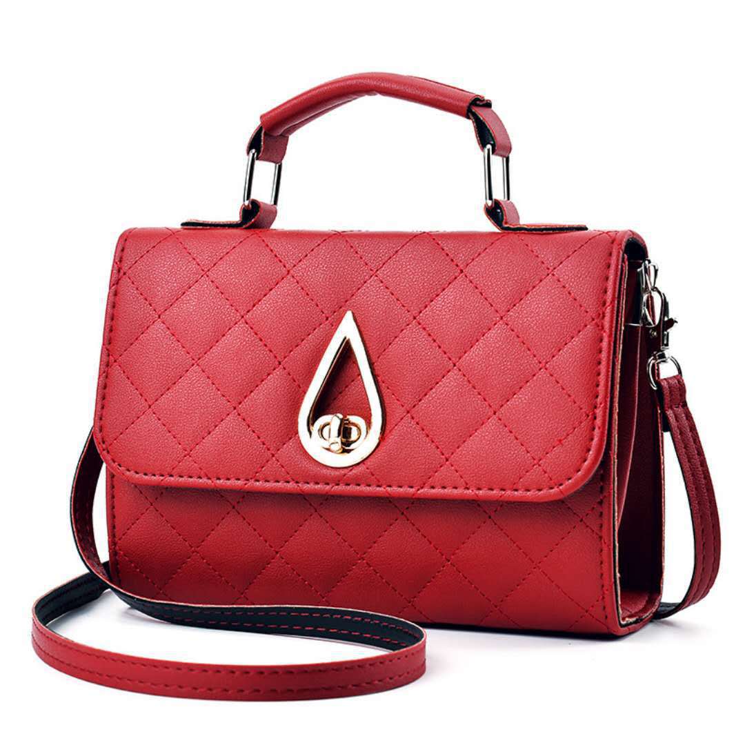 

Small bag, one shoulder handbag, women s bag, spring and summer, new trendy fashion messenger bag, one piece бордовый