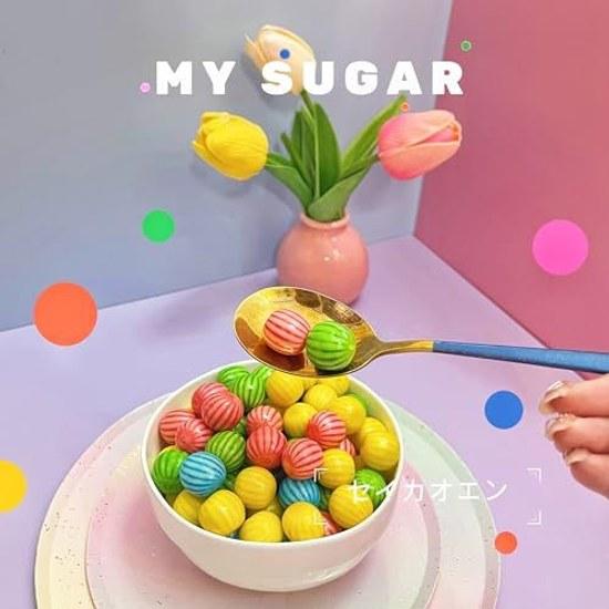 Seikaoen Gumball Refill Gum Machine Watermelon 18mm 100 Pieces (Approx. 270g) Bubble Balloon Random Set Overseas Candy ASMR