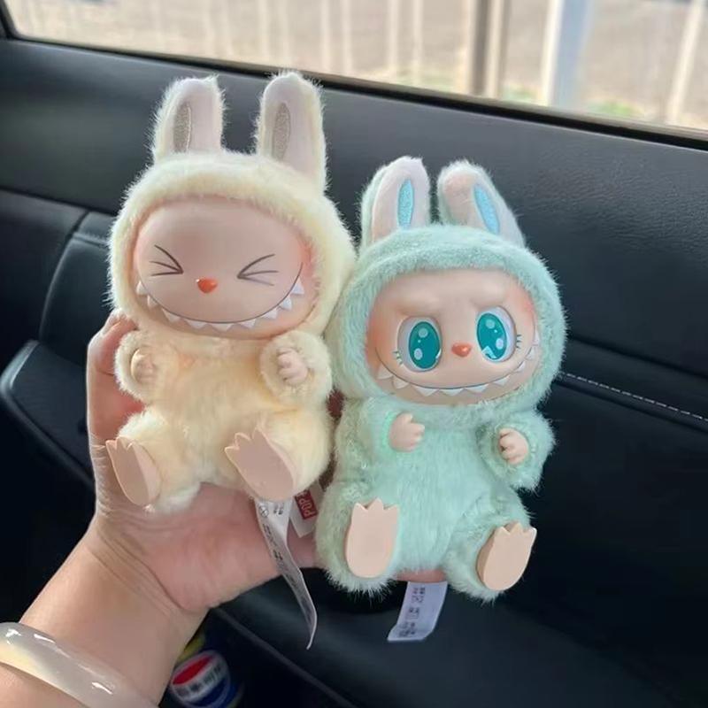 Roztomilý Labubu The Monsters Slepý box Srdíčkový makaronka Kawai Hádací taška Figurka Model Klíčenka Překvapení Dárek Hračka