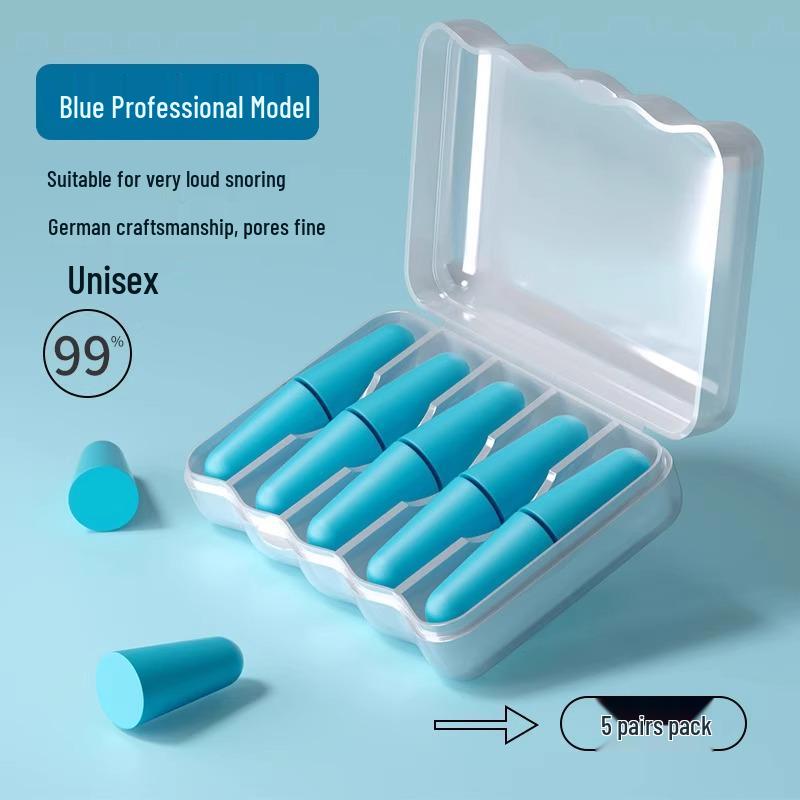 German Silicone Earplugs: Noise-Reducing, Soundproof for Sleep and Study