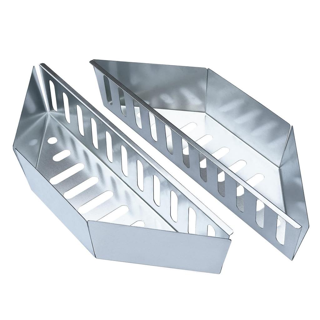 D5 2Pcs Charcoal Basket BBQ Charcoal Grill Basket Holders BBQ Grilling Accessories Replacement for BBQ Grill Tools Accessories