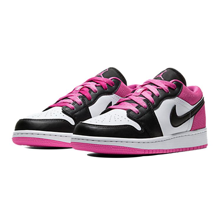 Jordan 1 Low Black Active Fuchsia GS CT1564-005