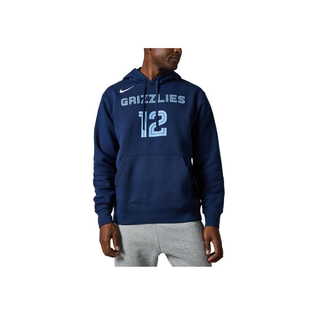 Nike NBA Pullover Memphis Grizzlies Club Letter Number Print Hooded Basketball Sweatshirt Men sweatshirt Navy FB4798-419