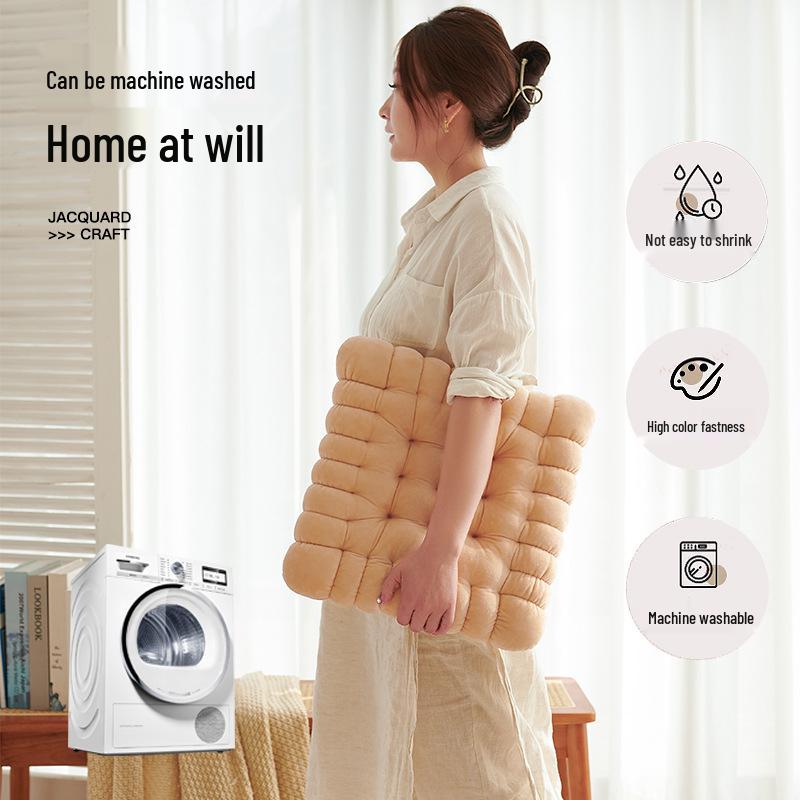 Ins Style Influencer Plush Cookie Cushion: Thickened Japanese Tatami Seat Pad