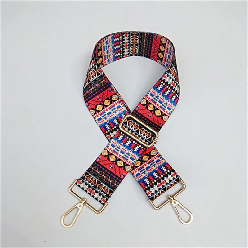 Wide Shoulder Strap Women's Bag Accessories Adjustable Versatile Single Shoulder Oblique Cross Ethnic Style Replacement Strap