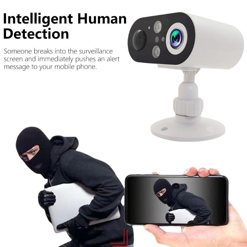 Indoor Security Camera 1080P With Night Motion Tracking Voice Intercoms Remote Alarm Low Power WIFI Camera