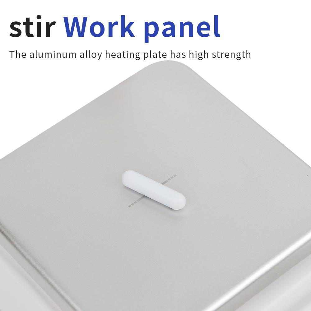 SH-2 Agitateur Magnétique de Laboratoire Agitateur Magnétique à Plaque Chauffante de Laboratoire Réglable Agitateur Thermostatique à Affichage Numérique