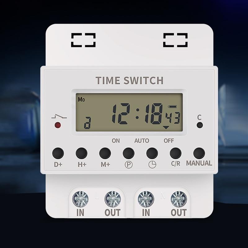 KG316T Timer Convenient & Easy to Use Timing Switches  with Large Display Flame Retardant Timing Switches for Farm