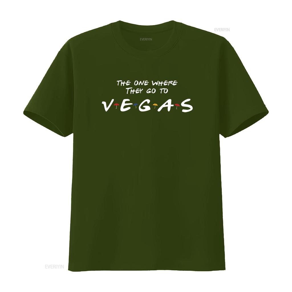 The One Where They Go To Vegas T Shirt Family Vacation Las Trip Bff Funny Vintage Washed Top For Everyday Wear Designer Clothes