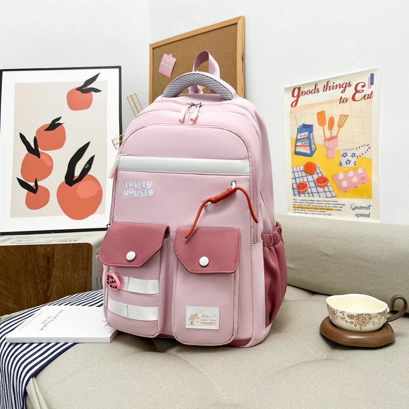 Schoolbag Japanese cute girl Korean middle school student high school student large capacity lightweight backpack travel backpack tide