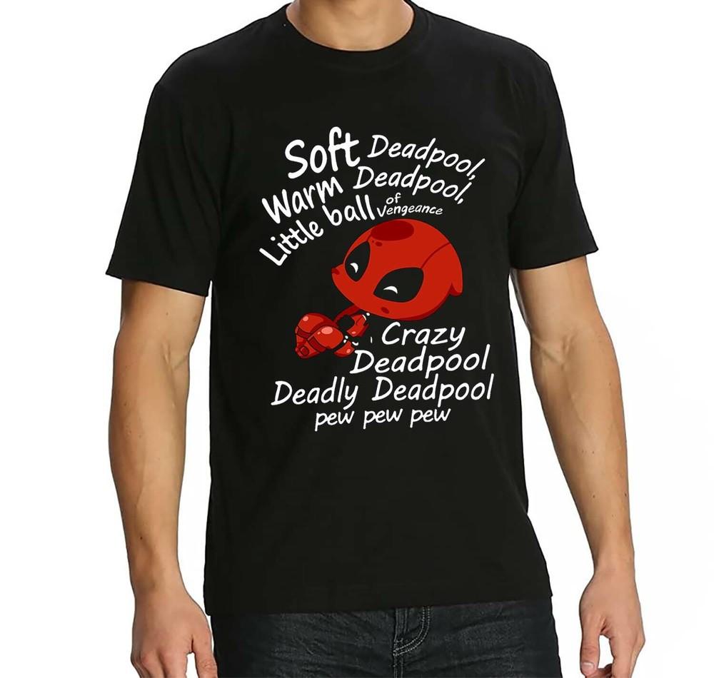 Deadpool T Shirt Soft Sheldon Cooper Mash Up Parody Mens Kids Funny Unisex T-Shirt M