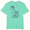 Funny Western Goose Printed Tshirt Silly Goose On The Loose Print Tshirt Crew Neck Animal Cowboy Goose Graphic T Shirt
