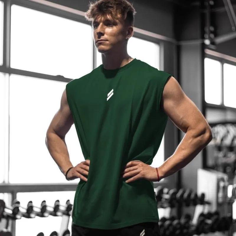 T-shirt Senza Maniche Uomo Asciugatura Rapida Fitness Bodybuilding Maglietta Moda Maschile Gilet da Basket Rete Traspirante Estate Palestra Canotta Uomo