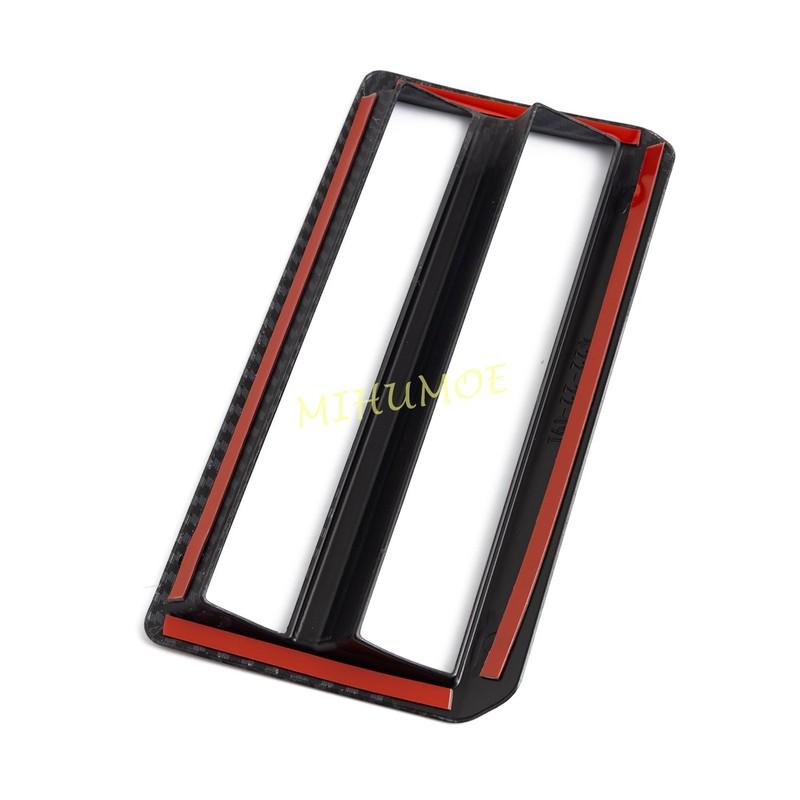 For Toyota Tundra Sequoia 2024 2025 LHD Car Center Console Headlight Lamp Switch Cover Sticker Decoration Carbon Fiber