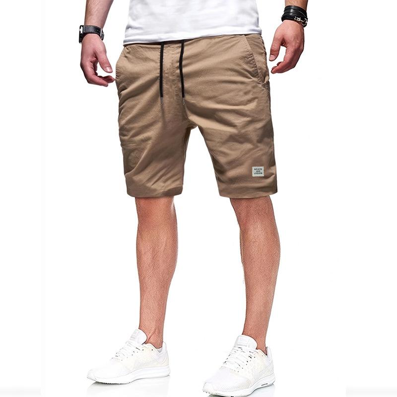 New Men s Work Shorts Summer Solid Colour Fashion Shorts Five Trousers Men s Sports Casual Shorts S
