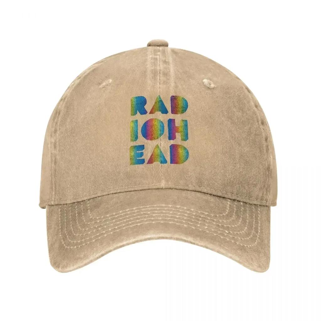 Vintage Radiohead Musik Baseballkappen für Männer Frauen Used Gewaschen Snapback Hut Hip Hop Street Band Outdoor Trainingskappen Hut