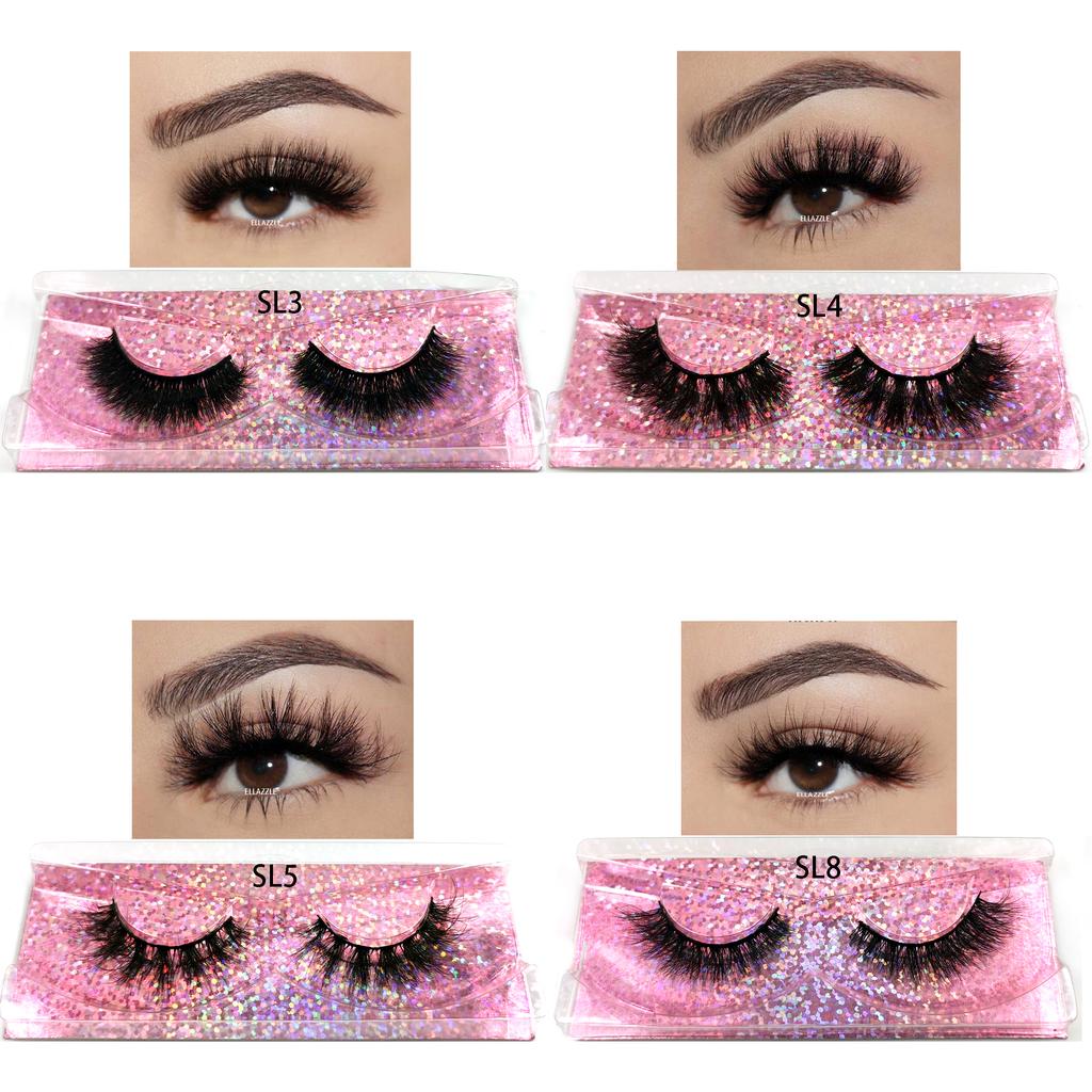 16 Style 10/50/100 Boxes Natural 3D Mink False Eyelashes Makeup Fake Eye Lashes Faux Cils Make Up Beauty Tools Wholesale