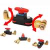 Single Set of 360 Degree Rotating Disconnect Car Battery Switch; Anti-Power-Off Circuit Breaker